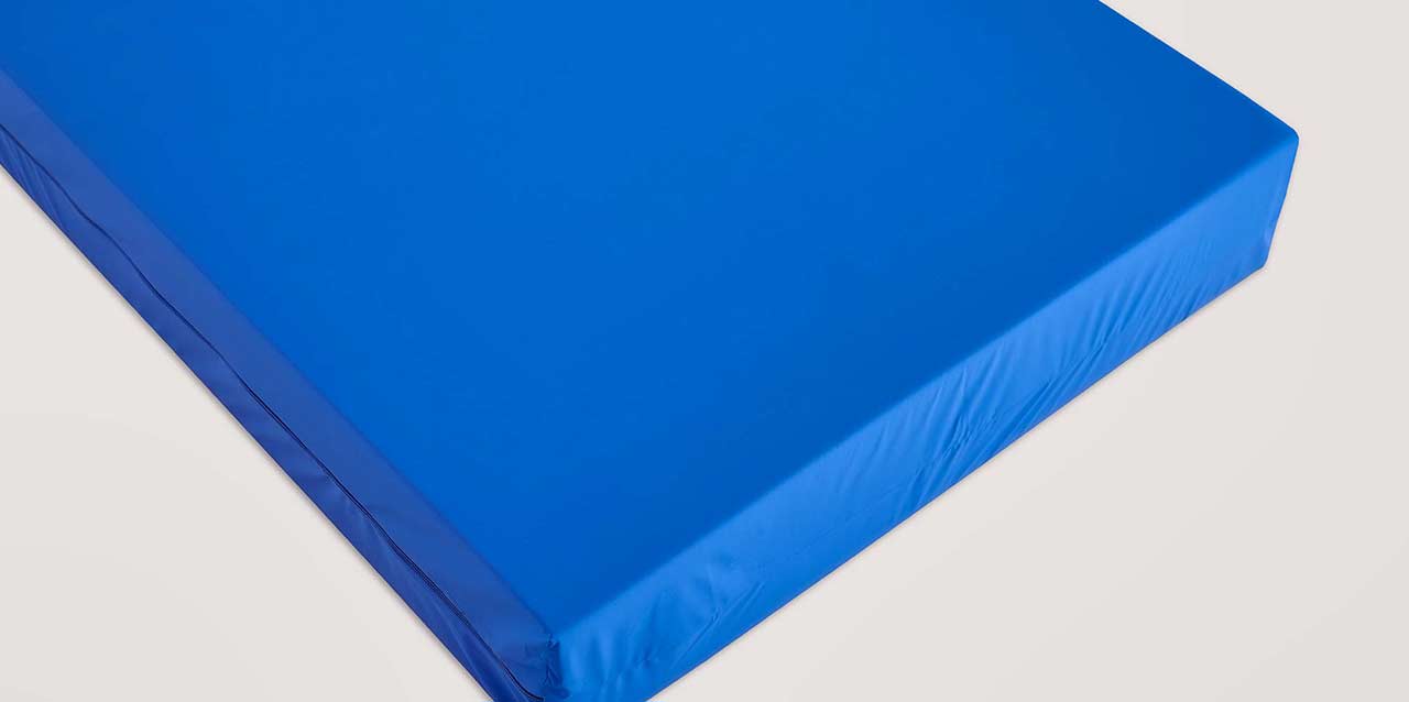 funda para colchón azul